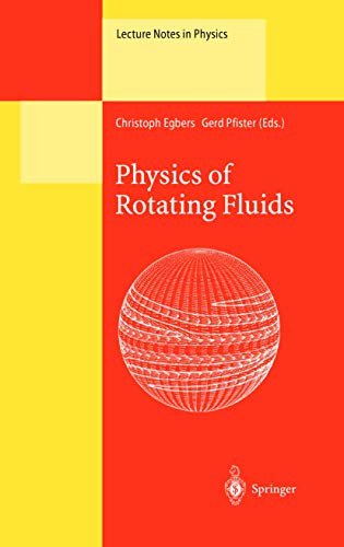 Stock image for Physics of Rotating Fluids for sale by Front Cover Books