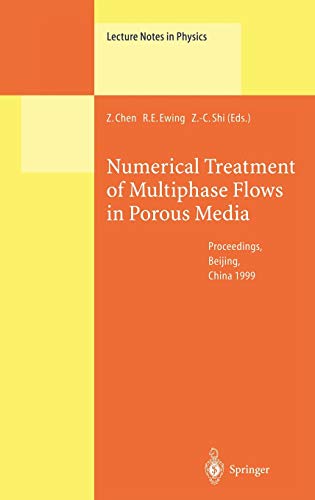 Beispielbild fr Numerical Treatment of Multiphase Flows in Porous Media zum Verkauf von Books Puddle