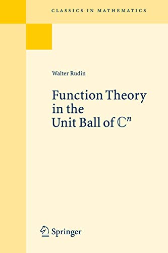 Imagen de archivo de Function Theory In The Unit Ball Of Cn a la venta por Basi6 International