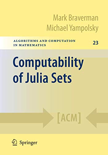 Beispielbild fr Computability of Julia Sets zum Verkauf von ThriftBooks-Atlanta