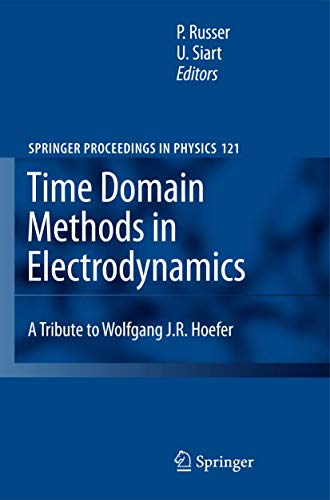 9783540687665: Time Domain Methods in Electrodynamics: A Tribute to Wolfgang J. R. Hoefer: 121 (Springer Proceedings in Physics)