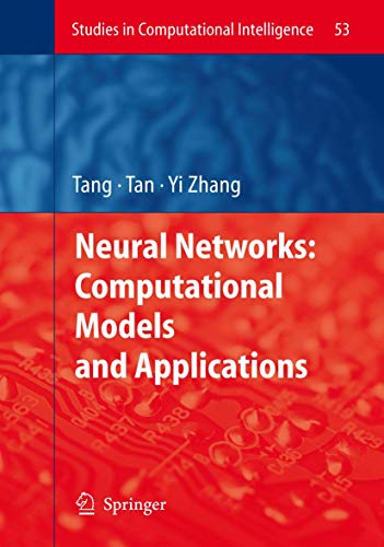 Stock image for Neural Networks: Computational Models And Applications for sale by Romtrade Corp.