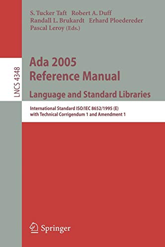 Beispielbild fr Ada 2005 Reference Manual. Language And Standard With Online Files/update zum Verkauf von Basi6 International