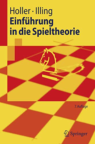 Imagen de archivo de Einfuhrung in die Spieltheorie (Springer-Lehrbuch) (German Edition) a la venta por medimops