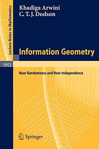 Imagen de archivo de Information Geometry a la venta por Books Puddle