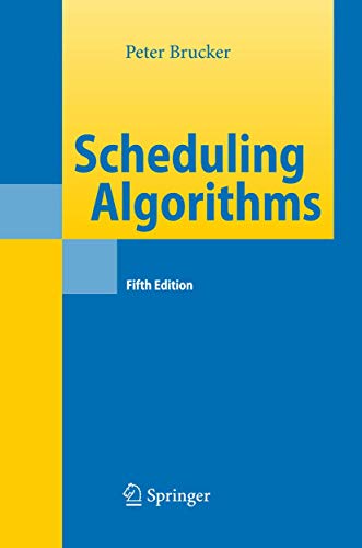 9783540695158: Scheduling Algorithms