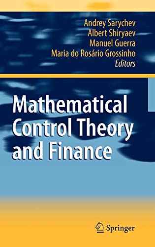 Imagen de archivo de Mathematical Control Theory and Finance a la venta por Books Puddle