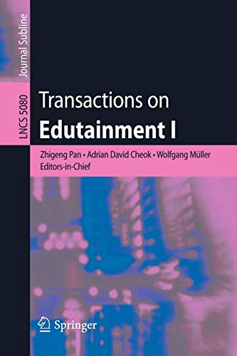 9783540697374: Transactions on Edutainment I