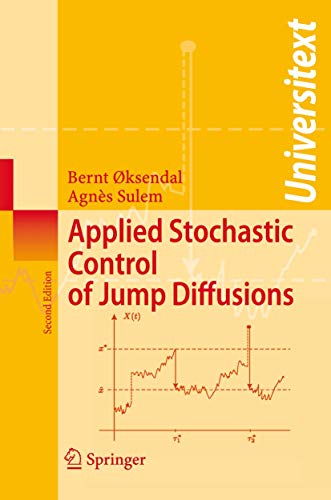 9783540698258: Applied Stochastic Control of Jump Diffusions (Universitext)