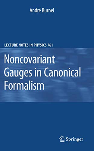 9783540699200: Noncovariant Gauges in Canonical Formalism: 761