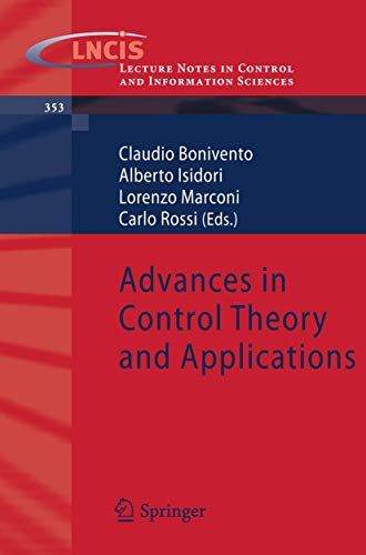 Stock image for Advances In Control Theory And Applications for sale by Basi6 International