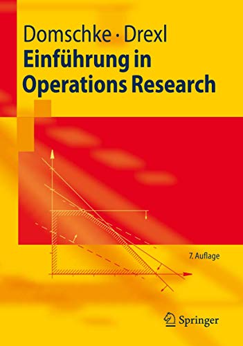 9783540709480: Einfuhrung in Operations Research