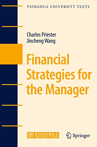 Stock image for Financial Strategies for the Manager (Tsinghua University Texts) for sale by Chiron Media