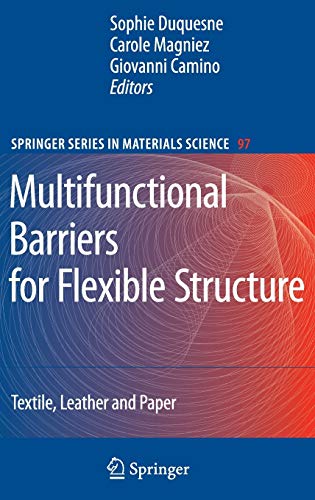Beispielbild fr Multifunctional Barriers for Flexible Structure. Textile, Leather, and Paper zum Verkauf von Research Ink