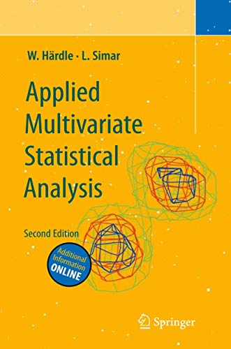 Beispielbild fr Applied Multivariate Statistical Analysis zum Verkauf von HPB-Red