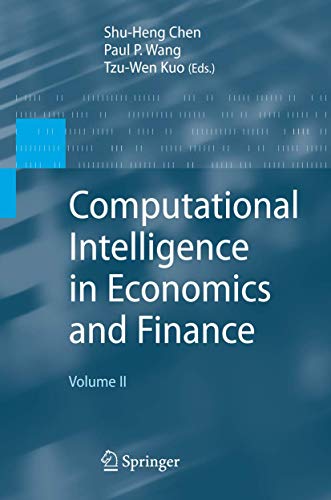 9783540728207: Computational Intelligence in Economics and Finance: Volume II