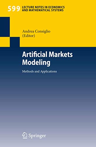 Image d'archives pour Artificial Markets Modeling: Methods And Applications (Pb) mis en vente par Romtrade Corp.