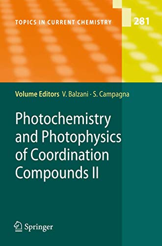 Photochemistry And Photophysics Of Coordination Compounds Ii