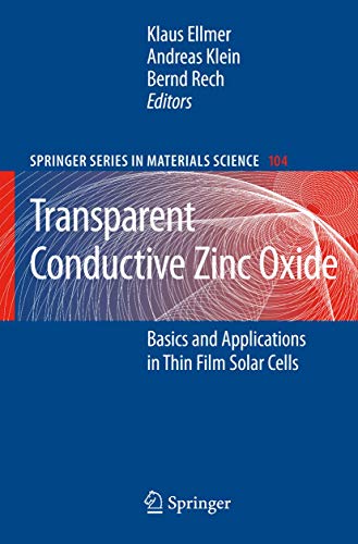 9783540736110: Transparent Conductive Zinc Oxide: Basics and Applications in Thin Film Solar Cells: 104