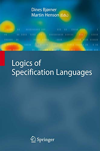 Stock image for Logics of Specification Languages for sale by bmyguest books