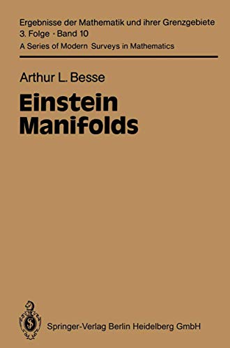 Beispielbild fr Einstein Manifolds (Classics in Mathematics) zum Verkauf von GF Books, Inc.