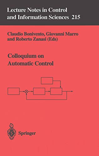 Imagen de archivo de Colloquium on Automatic Control (Lecture Notes in Control and Information Sciences) a la venta por Bookmonger.Ltd