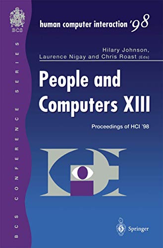 Stock image for People and Computers XIII for sale by Books Puddle