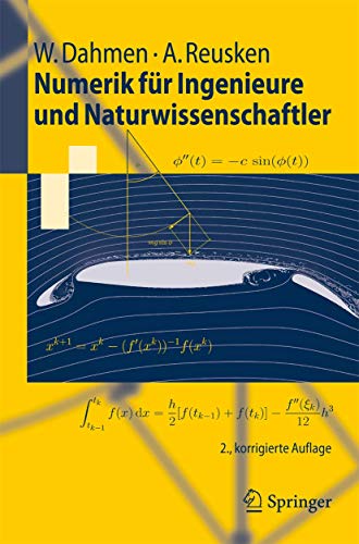 Stock image for Numerik Fr Ingenieure Und Naturwissenschaftler for sale by Revaluation Books