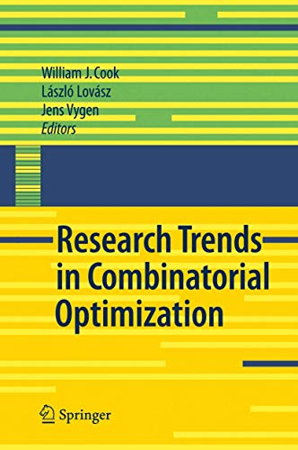 9783540767954: Research Trends in Combinatorial Optimization: Bonn 2008