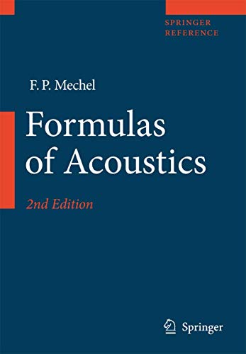 9783540768326: Formulas of Acoustics (Springer Reference)