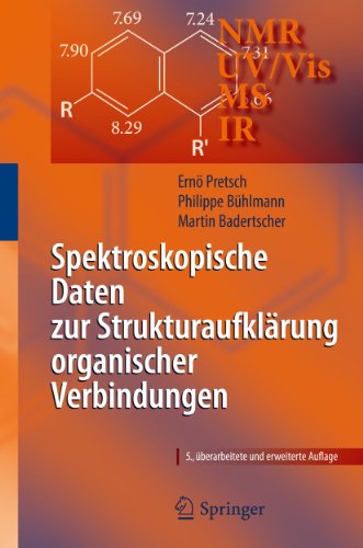 Stock image for Spektroskopische Daten Zur Strukturaufklrung Organischer Verbindungen for sale by Revaluation Books