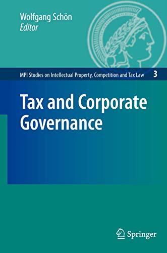Stock image for Tax and Corporate Governance for sale by Books Puddle