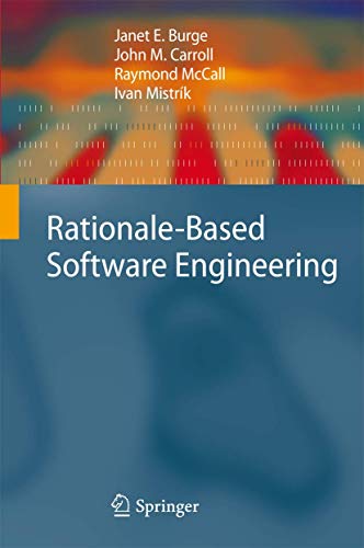 Stock image for Rationale-Based Software Engineering. for sale by Antiquariat im Hufelandhaus GmbH  vormals Lange & Springer