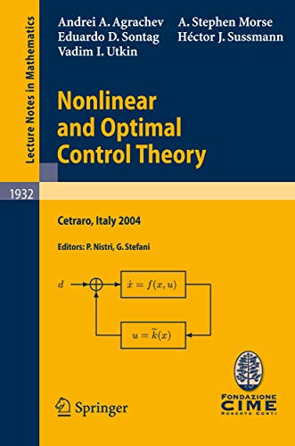 Stock image for Nonlinear And Optimal Control Theory for sale by Basi6 International