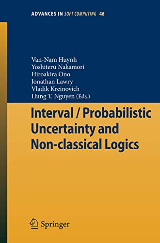 Stock image for Interval / Probabilistic Uncertainty and Non-classical Logics for sale by Books Puddle