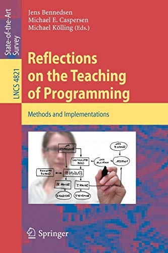 Beispielbild fr Reflections on the Teaching of Programming Programming and Software Engineering zum Verkauf von Blackwell's