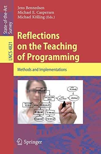 Stock image for Reflections on the Teaching of Programming Programming and Software Engineering for sale by Blackwell's
