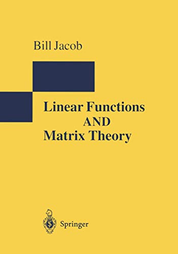 9783540780557: Linear Functions and Matrix Theory (Encyclopaedia of Mathematical Sciences)
