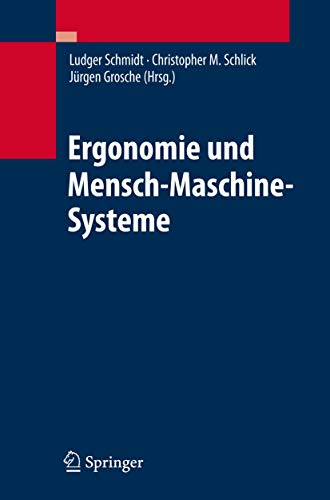 Stock image for Ergonomie und Mensch-Maschine-Systeme for sale by Buchpark