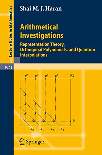 Stock image for Arithmetical Investigations : Representation Theory, Orthogonal Polynomials, and Quantum Interpolations for sale by Chiron Media