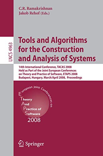 Beispielbild fr Tools And Algorithms For The Construction And Analysis Of System zum Verkauf von Basi6 International