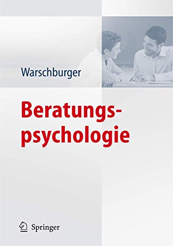 Beispielbild fr Beratungspsychologie zum Verkauf von Blackwell's