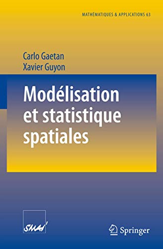 9783540792253: Modlisation et statistique spatiales