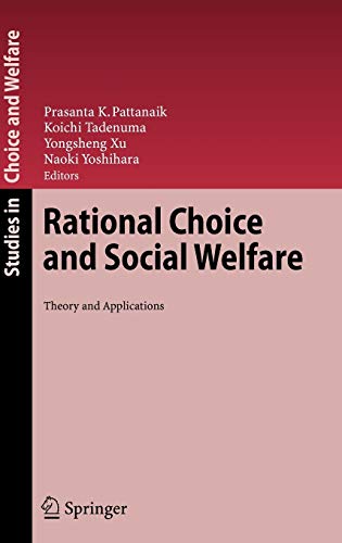 Beispielbild fr Rational Choice And Social Welfare: Theory And Applications zum Verkauf von Basi6 International