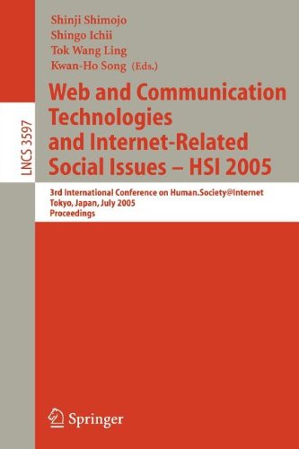 9783540813217: Web and Communication Technologies and Internet-Related Social Issues - HSI 2005