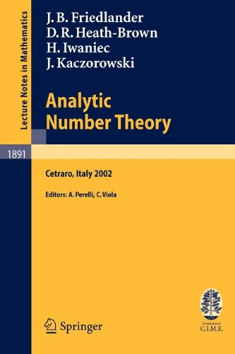 9783540826699: Analytic Number Theory