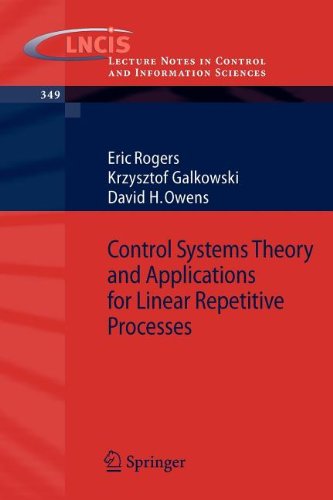 9783540829652: Control Systems Theory and Applications for Linear Repetitive Processes