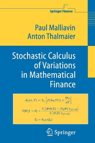 9783540829690: Stochastic Calculus of Variations in Mathematical Finance