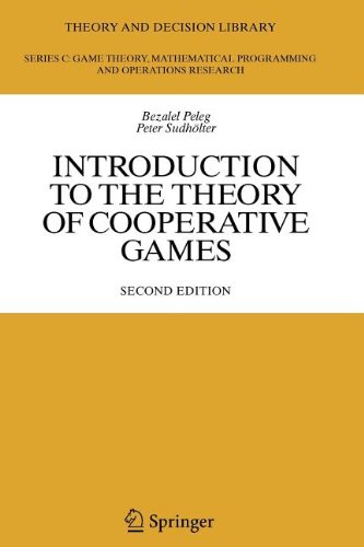 9783540839262: Introduction to the Theory of Cooperative Games