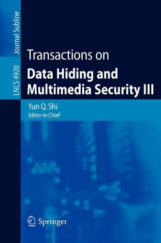 9783540848257: Transactions on Data Hiding and Multimedia Security III